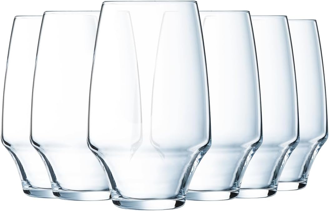 SZKLANKI 6 SZTUK 35 ML KRYSZTAŁOWE WYSOKIE