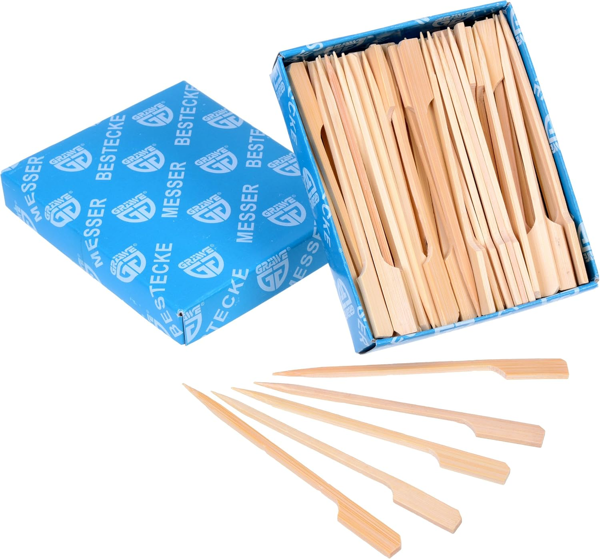 SZPIKULCE DO PRZEKĄSEK 100 SZTUK BAMBUSOWE 12 CM