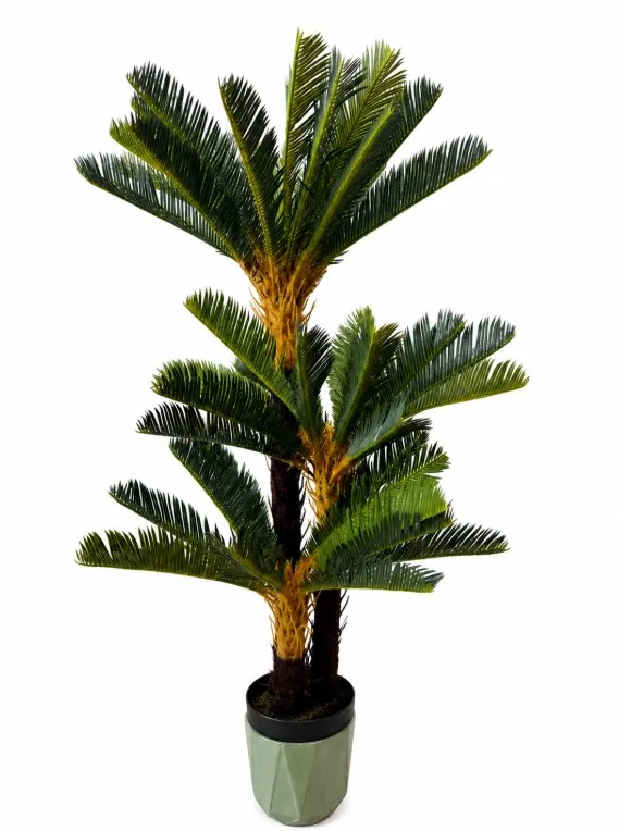 Pozostałe Sztuczne drzewko palma trójkolorowa 135cm