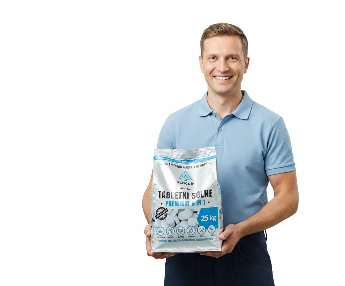 Inny producent Tabletki solne do uzdatniania Wody 25 kg Ecocult Premium 6w1 Zmiękczacz