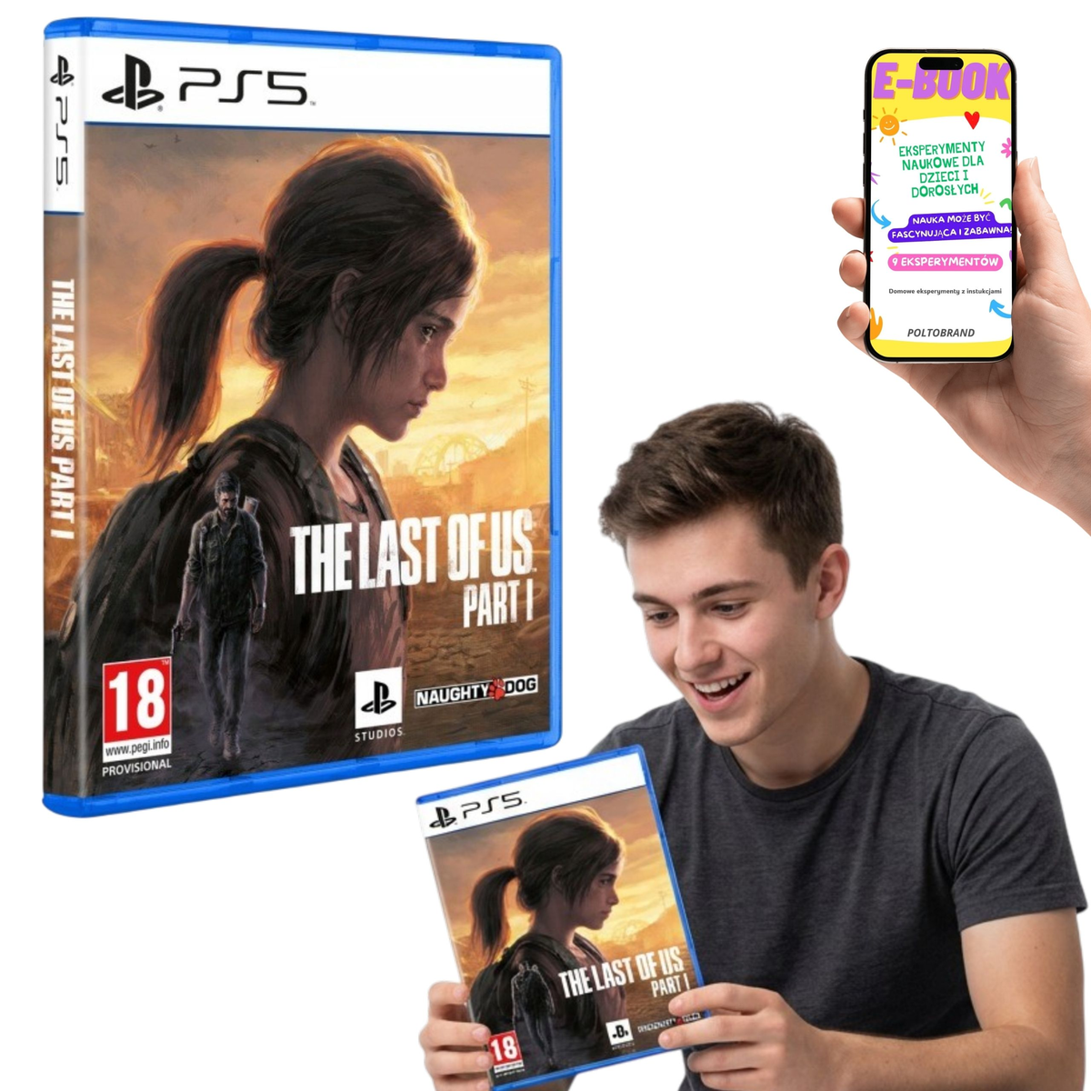 The Last of Us Part I PS5 Gra Pudełkowa PL Dubbing + E-BOOK