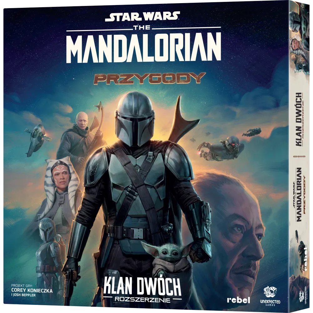 The Mandalorian: Przygody - Klan dwóch, gra planszowa | Catan: Odkrywcy i Piraci (+dodatki) | Turbo Wyboiste drogi | Ubo...