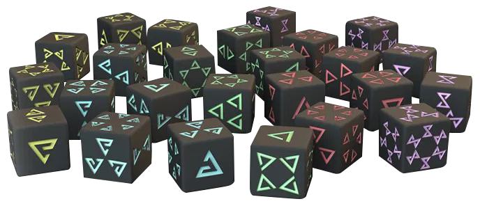Wiedźmin Stary Świat, Rebel, dodatkowy zestaw kości, kości RPG