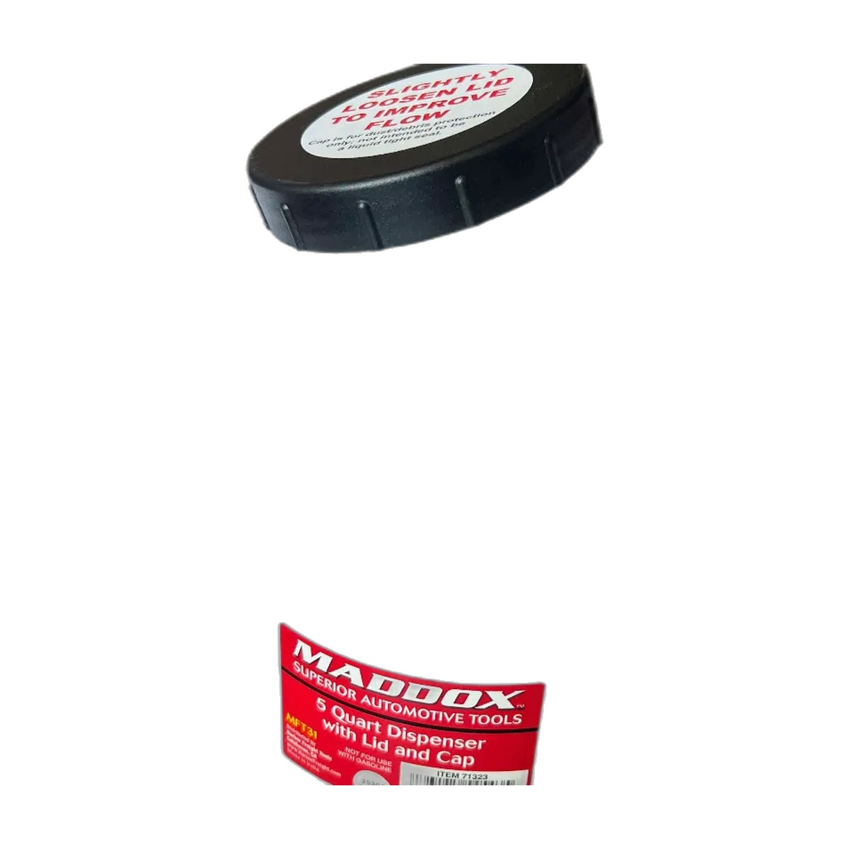 Zakrętka do pojemnika z olejem Harbor Freight 5 Quart - FALCON EYE ...