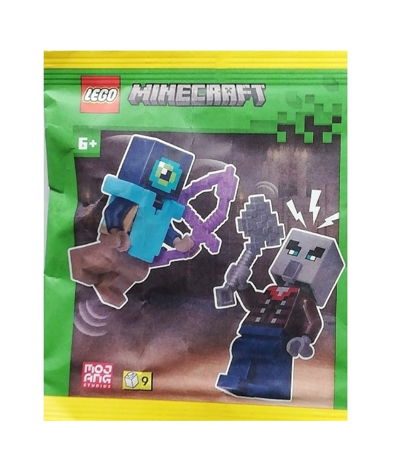 Zestaw LEGO Minecraft – Hero with Illager #L0002249 (polybag, klocki, foilpack)