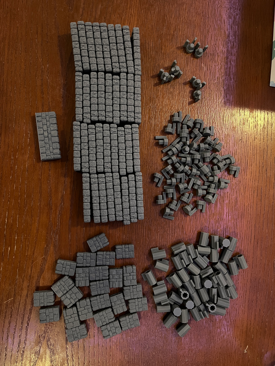 Zestaw murów ścian Massive Darkness 2 Zombicide inne dungeon crawlery