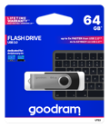 Pendrive 64GB USB 3.0 GOODRAM UTS3 Black UTS3-0640K0R11&nbsp;-&nbsp;GoodRam