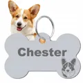 Adresówka dla psa Welsh Corgi Cardigan 50x30mm GRAWER DWUSTRONNY GRATIS&nbsp;-&nbsp;Mejk Jewellery