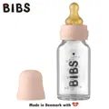 Bibs Baby Glass Bottle Blush Antykolkowa Butelka Szklana Dla Noworodków 110 Ml&nbsp;-&nbsp;Bibs