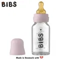 Bibs Baby Glass Bottle Dusky Lilac Antykolkowa Butelka Szklana Dla Noworodków 110 Ml&nbsp;-&nbsp;Bibs
