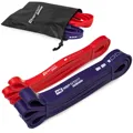 Hop-Sport, zestaw gum do ćwiczeń, czerwony, 7-39 kg, 2 szt.&nbsp;-&nbsp;Hop-Sport