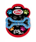 Kość miętowa ze sznurkiem PET NOVA RopeBone, niebieska, 20 cm&nbsp;-&nbsp;PET NOVA