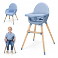 Krzesełko do Karmienia 2w1 Kinderkraft Nordic Breeze FINI 2, do 5 Lat&nbsp;-&nbsp;Kinderkraft