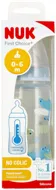 NUK Butelka z wskaźnikiem temp. 300 ml 0-6m First Choice niebieska&nbsp;-&nbsp;Nuk