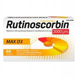 Rutinoscorbin Max D3 60 tabletek Haleon