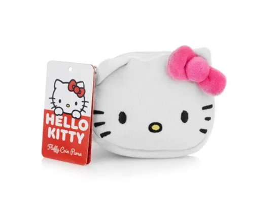 Portmonetka Hello Kitty Bow Damska dla dzieci Mała na monety Brelok do kluczy Pyramid International