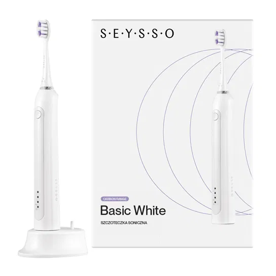 Szczoteczka soniczna SEYSSO Carbon Basic White Seysso