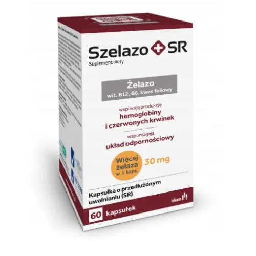 SZELAZO+ SR, 60kaps. LEK-AM