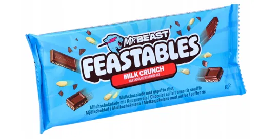 MrBeast Feastables Crunch - czekolada mleczna 60g Inna marka