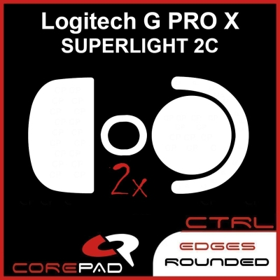 2 x CorePad Ślizgacze G PRO X SUPERLIGHT 2C Compact CTRL Corepad