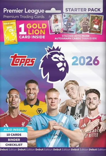 Premier League Topps PTC Starter Pack Burda Media Polska Sp. z o.o.