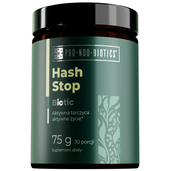 Hash Stop Biotic Tarczyca Hashimoto Probiotyk TSH Selen Chaga 30 dni PRO-NOO-BIOTICS