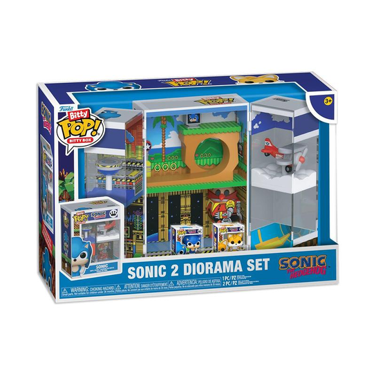 Funko, Funko Bitty POP! Boxes, GRY WIDEO, Figurka Kolekcjonerska, Sonic The Hedgehog, Sonic Funko