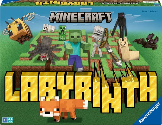 Labyrinth Minecraft, gra planszowa, Ravensburger Ravensburger