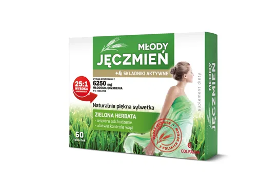 Młody Jęczmień 60 Tabletek Colfarm
