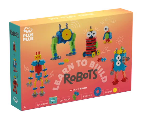 Plus-Plus, klocki, Naucz się budować roboty- 275 elementów Plus-Plus