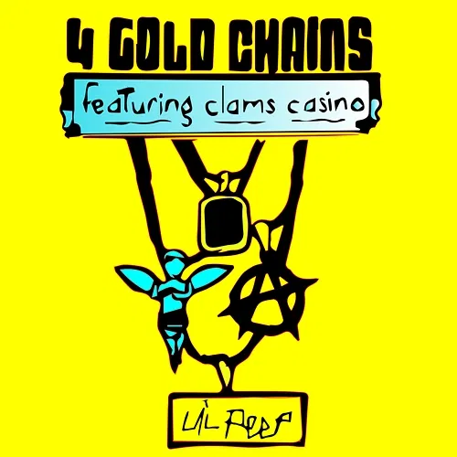 4 Gold Chains Lil Peep, Clams Casino