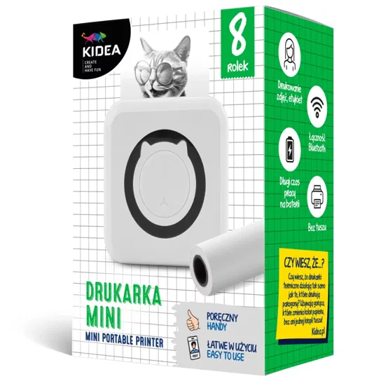 DERFORM, Mini Drukarka Termiczna Kidea Derform