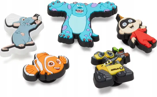 Przypinki Crocs Jibbitz Piny Do Butów Pixar 5Pc Crocs