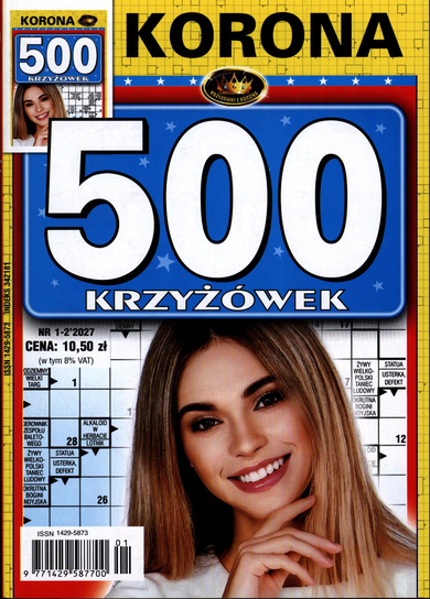 500 Krzyżówek Oficyna Wydawnicza Press Media Sp. z o.o.