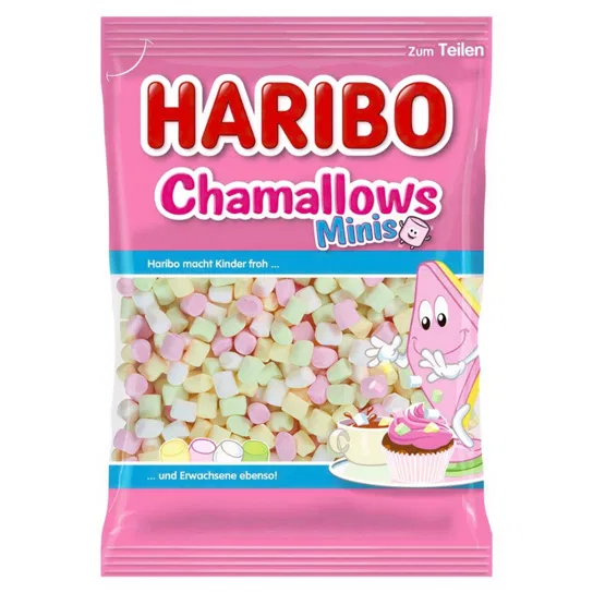 Haribo Chamallows Minis 200g - mini pianki do deserów, czekolady Haribo