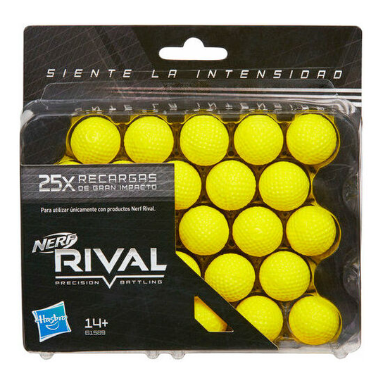 Blister 25 Recargas Rival Nerf Hasbro