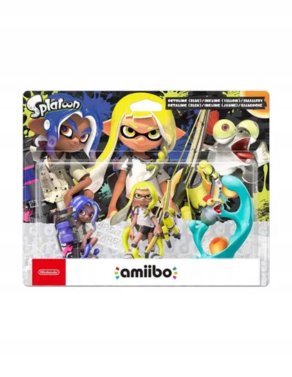 Amiibo Splatoon Pack Octoling Inkling Smallfry Nintendo