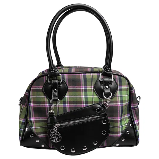 torba BANNED - WARREN PLAID GREEN Inna marka