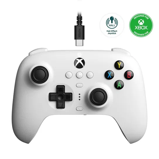 8BitDo Ultimate Wired Controller for Xbox Hall Ed/ White RET00419 8bitdo