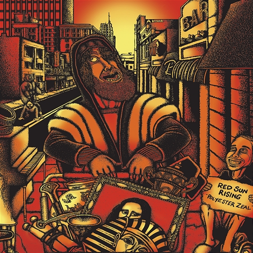 Polyester Zeal Red Sun Rising
