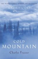 Cold Mountain Frazier Charles