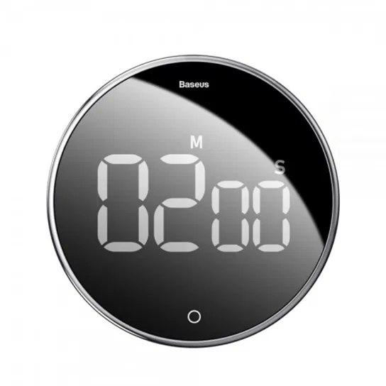 Baseus Heyo Rotation Countdown Timer Black Baseus