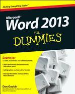 Word 2013 For Dummies Gookin Dan