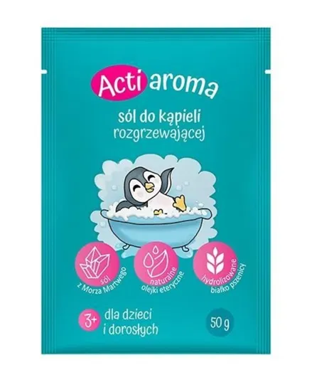 Actiaroma, Sól do kąpieli, 50g Actiaroma