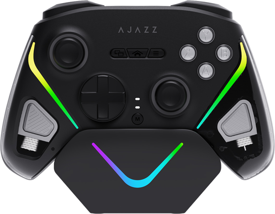 Bezprzewodowy gamepad ze stacją dokującą Ajazz GP100S 2.4G/BT/USB ...