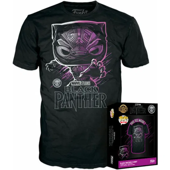 Black Panther Marvel T-Shirt Funko POP!