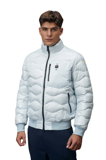 BLAUER Błękitna męska kurtka Daniel Short Jackets M Inna marka
