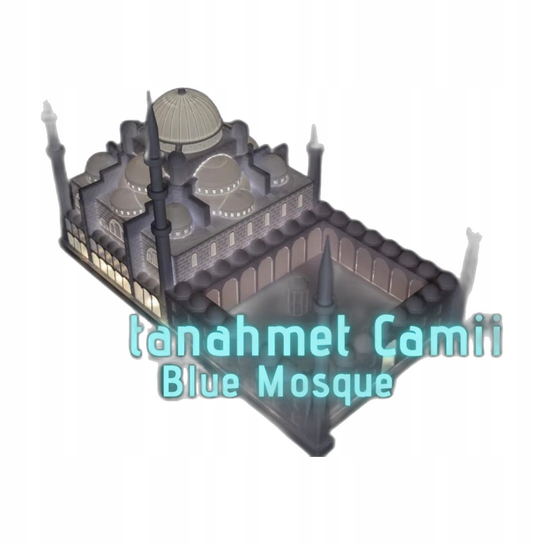 Blue Mosque - Sultanahmet Camii Model-Kolekcjonerski - FALCON EYE ...