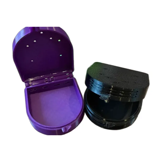 Brace box – etui na szynę zębową fioletowe - FALCON EYE | Sklep EMPIK.COM