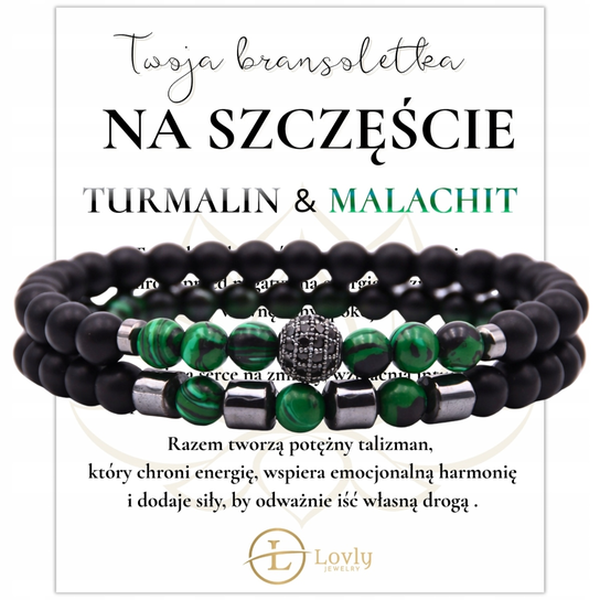Bransoletka G-TUR-MALACHIT SET LW Lovly